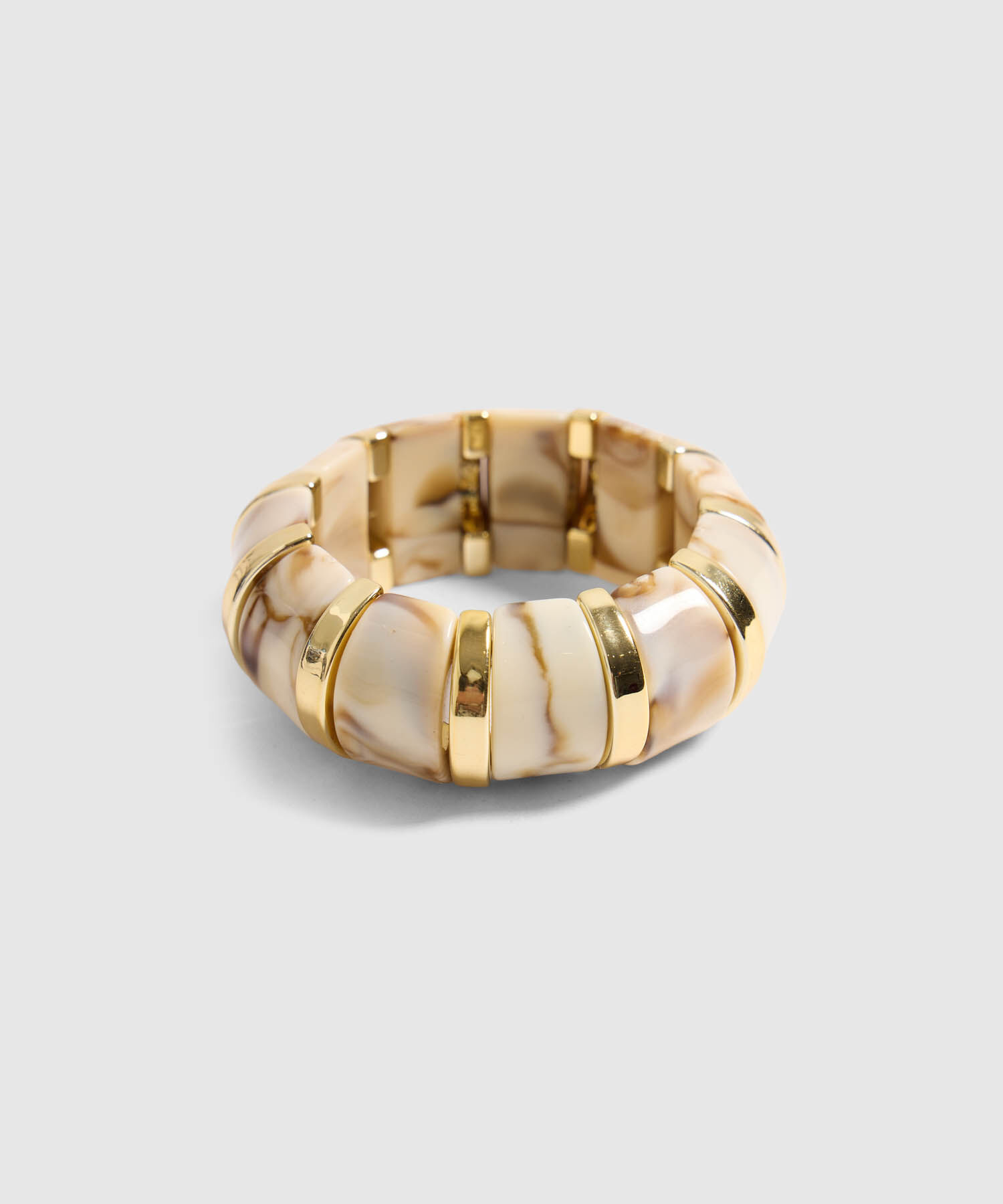 Set de Pulseras con Efecto Carey para Mujer