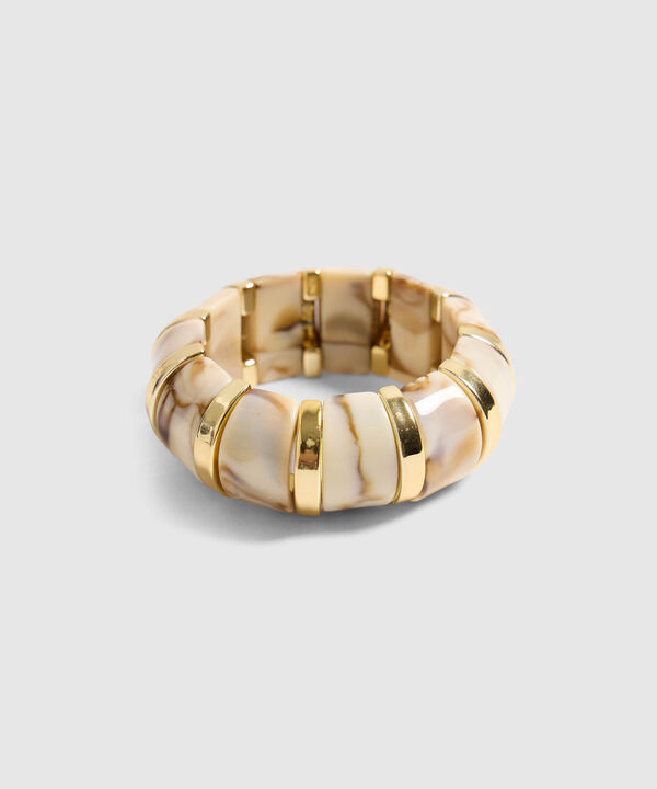 Set de Pulseras con Efecto Carey para Mujer