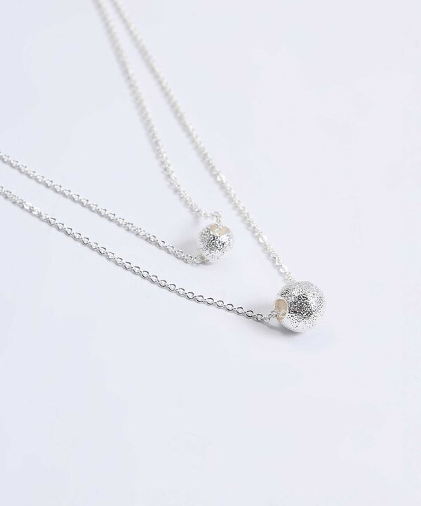 Set de Accesorios Collar Doble Plateado image number null