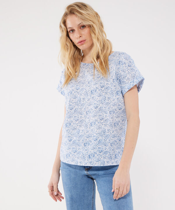 Blusa Manga Corta Estampada image number null