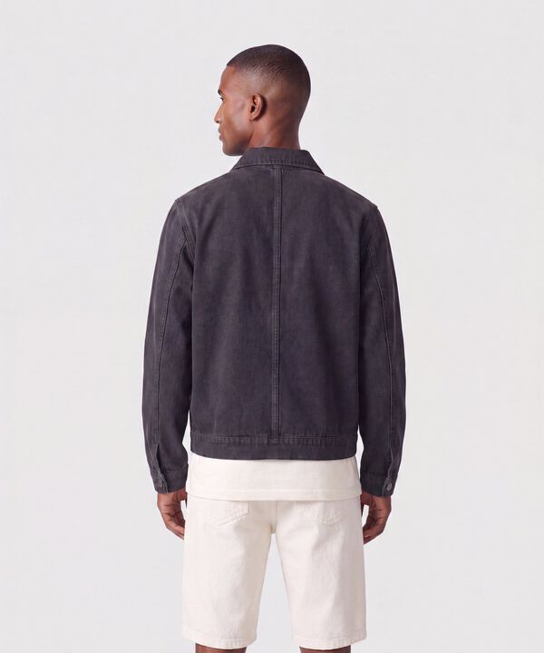 Chaqueta Unicolor Para Hombre