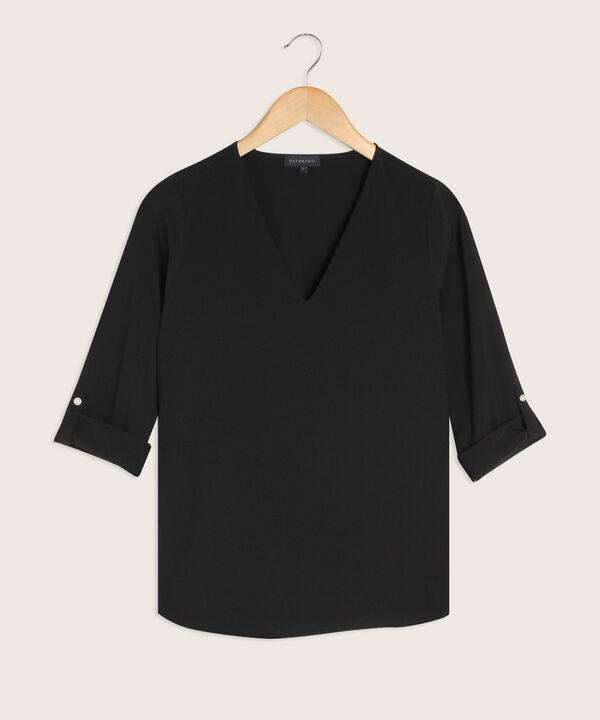 Blusa Unicolor Manga 3/4