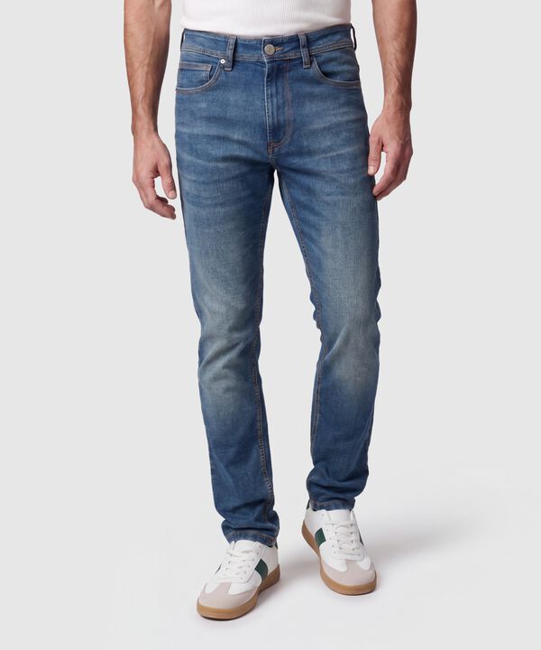 Jean Skinny Cinco Bolsillos Para Hombre image number null