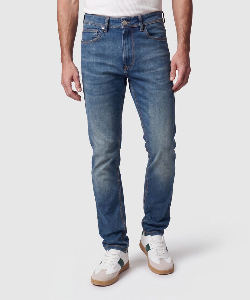 Jean Skinny Cinco Bolsillos Para Hombre
