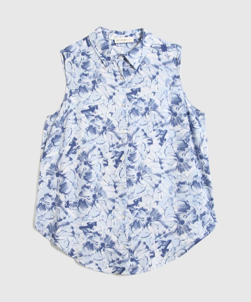 Blusa Camisera Estampada