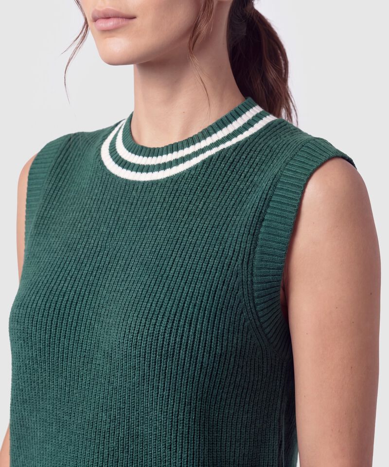 Chaleco Tejido De Punto Para Mujer
