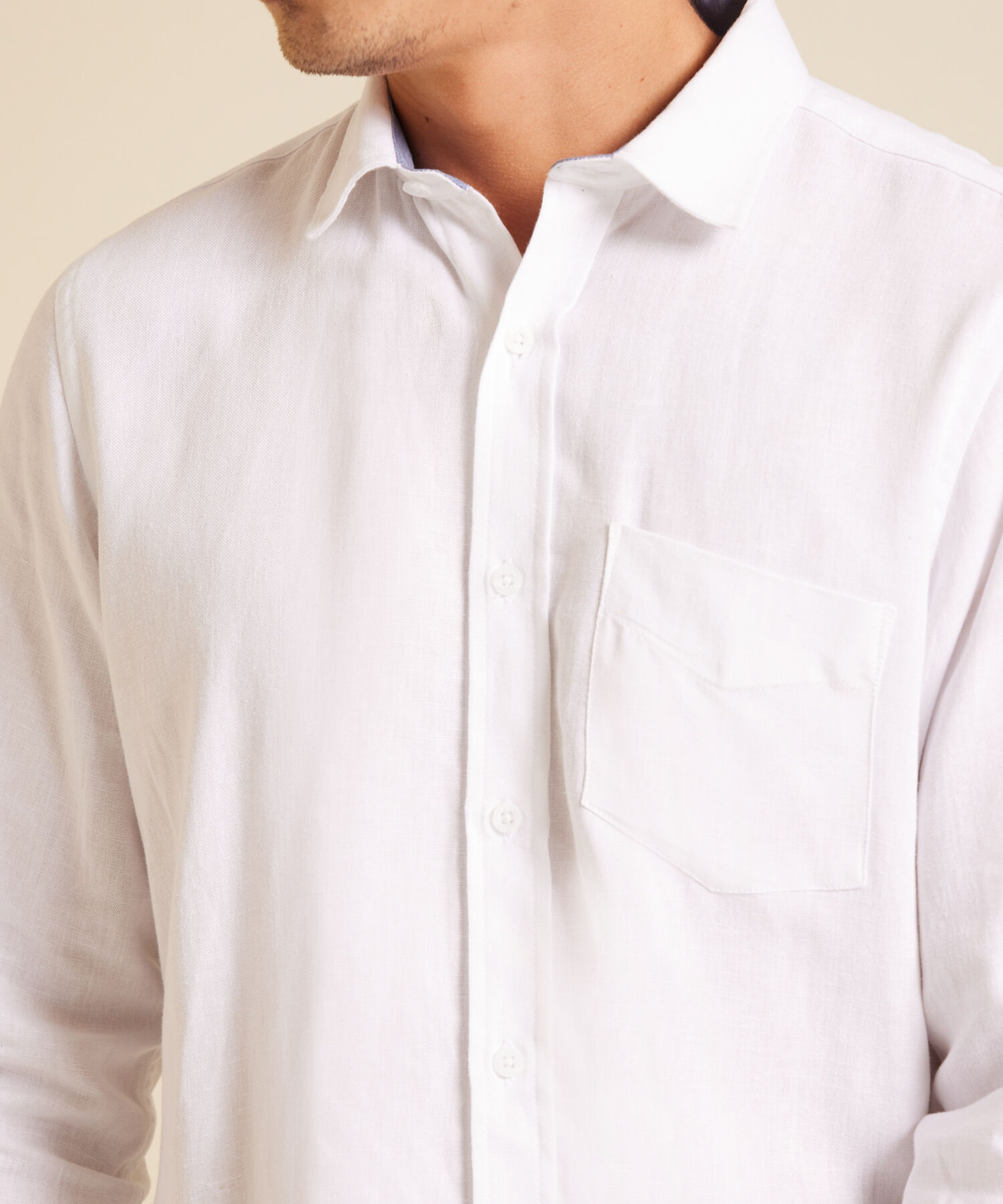 Camisa Unicolor Manga Larga