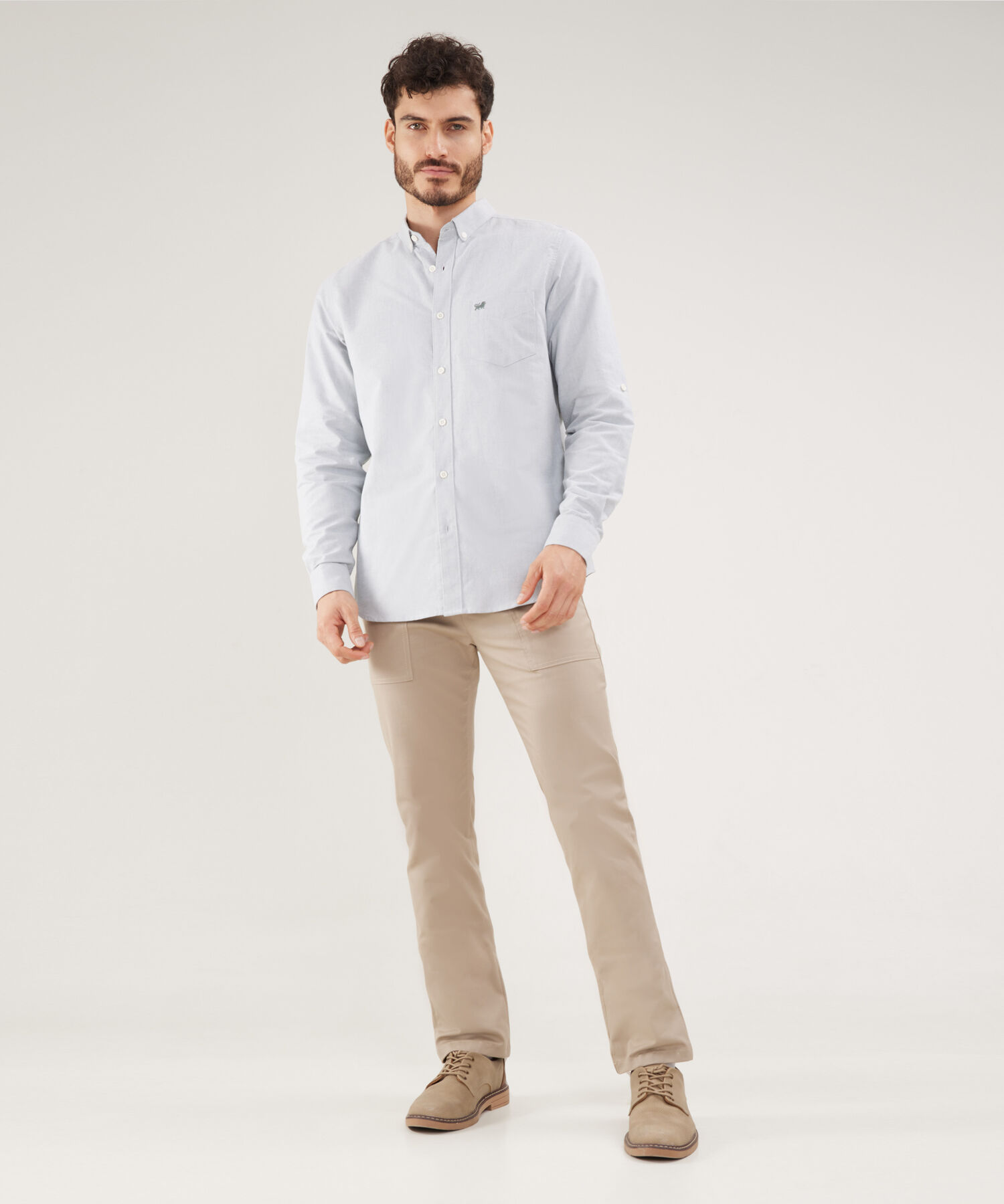 Camisa Manga Larga Unicolor