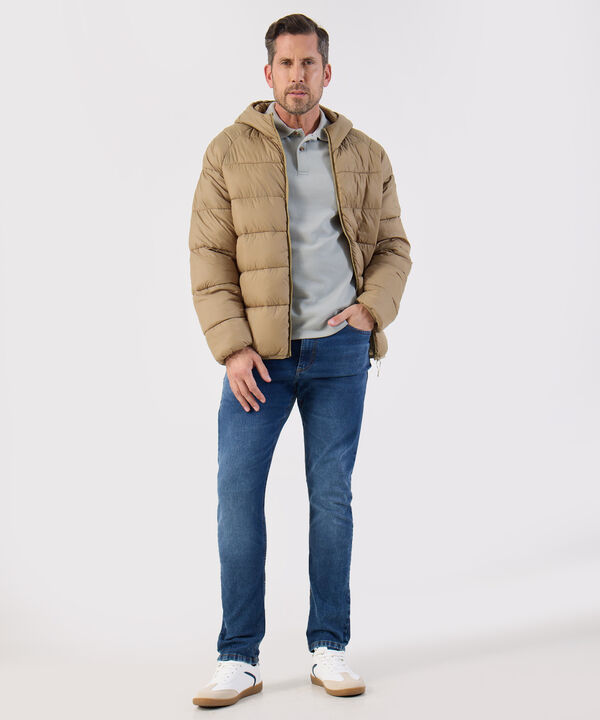 Camisa Polo Micro-Rayas Tejido Piqu&eacute; Hombre image number null