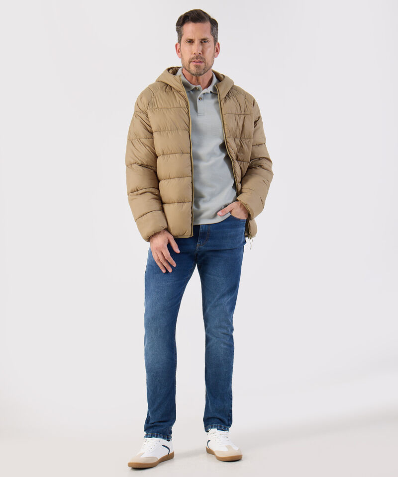 Camisa Polo Micro-Rayas Tejido Piqu&eacute; Hombre