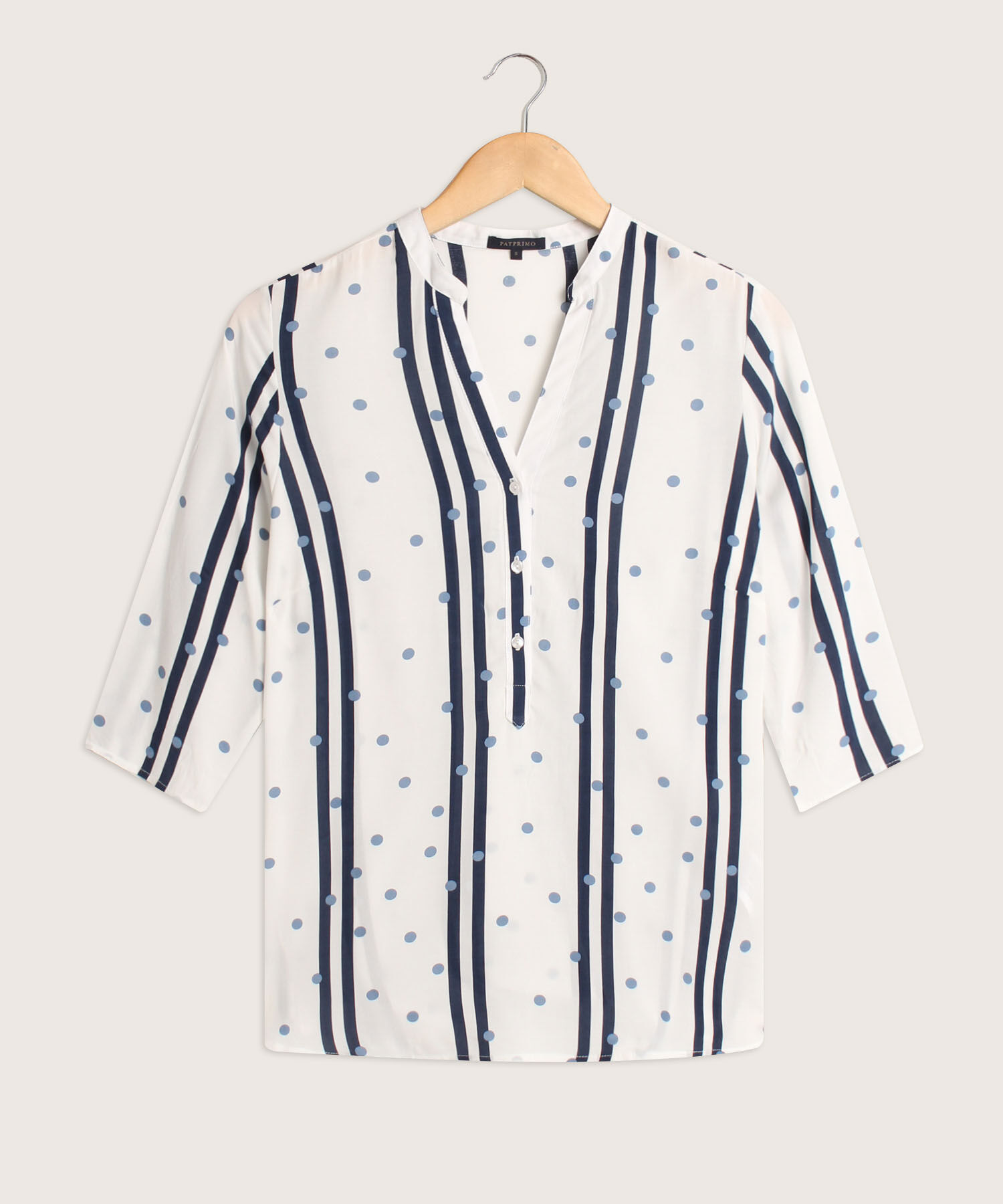 Blusa Pechera Estampada