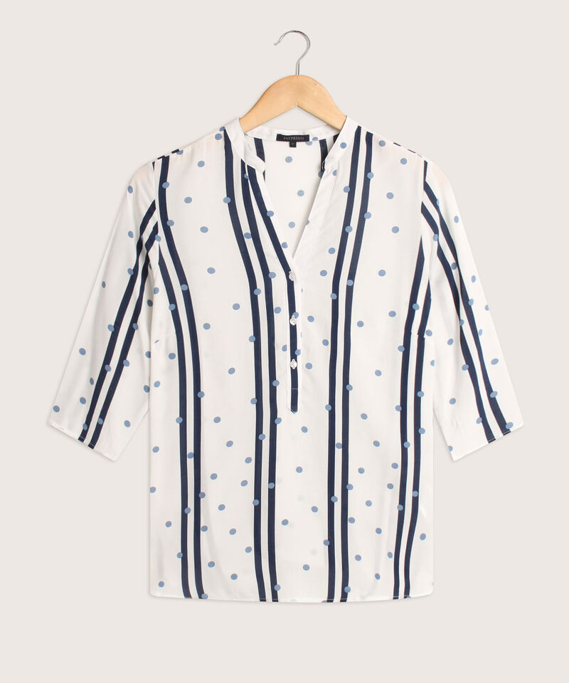 Blusa Pechera Estampada