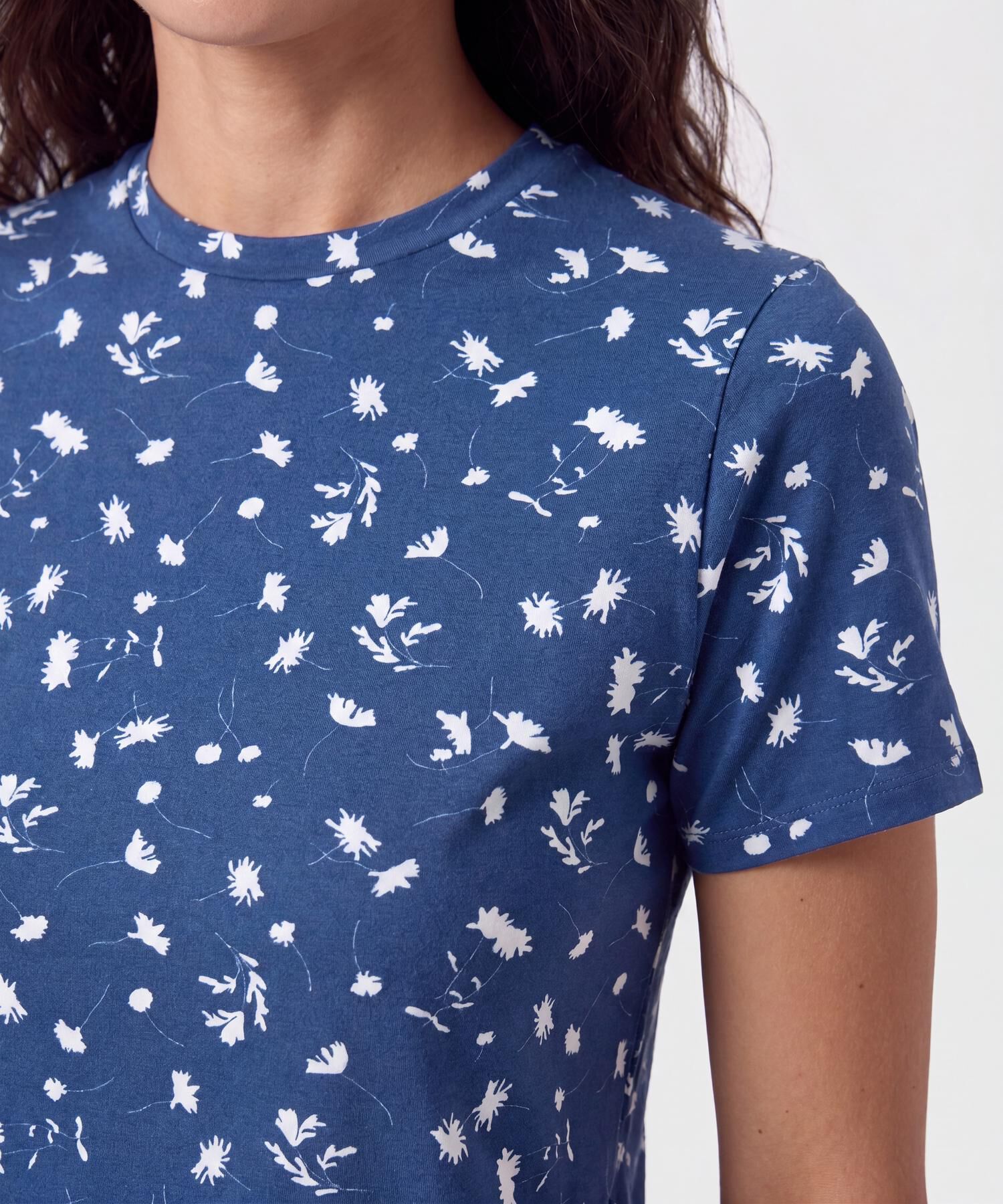 Camiseta Manga Corta Cuello Redondo Mujer