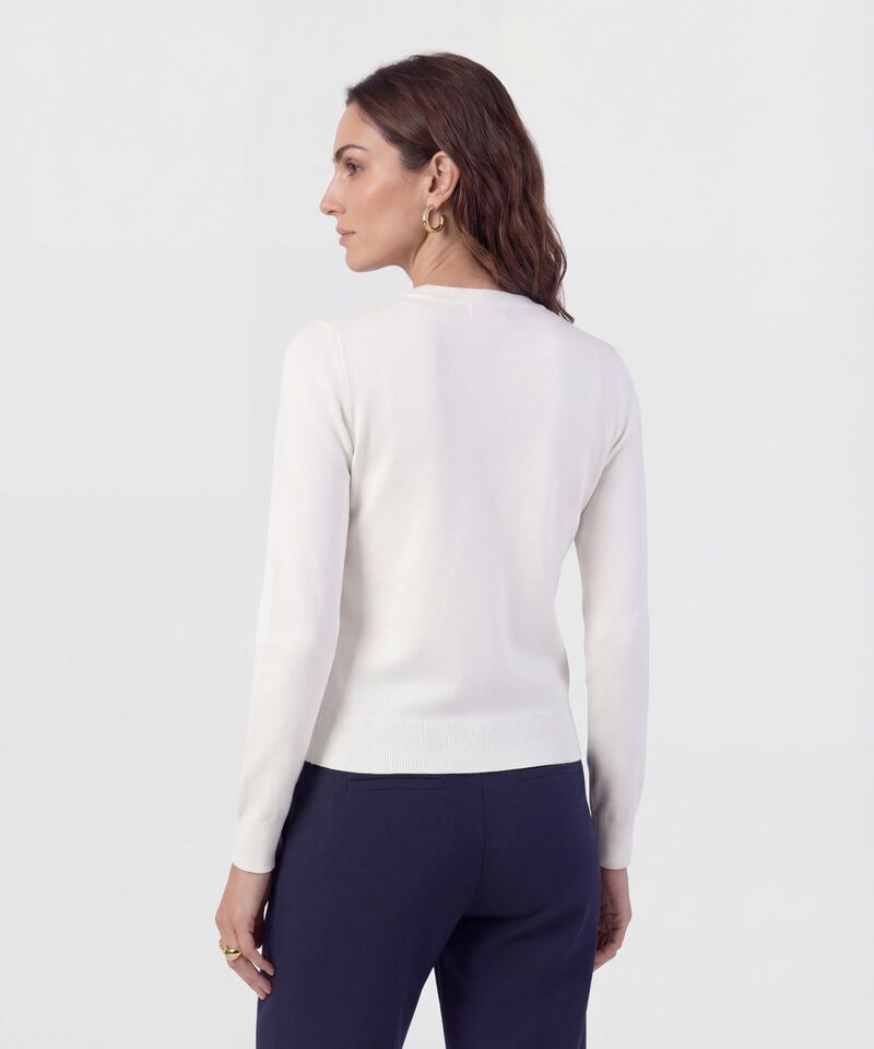 C&aacute;rdigan Cl&aacute;sico Cuello Redondo Mujer