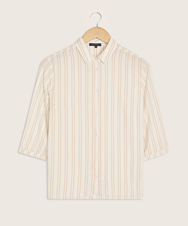 Camisa Estampada a Rayas