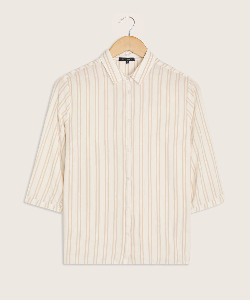 Camisa Estampada a Rayas