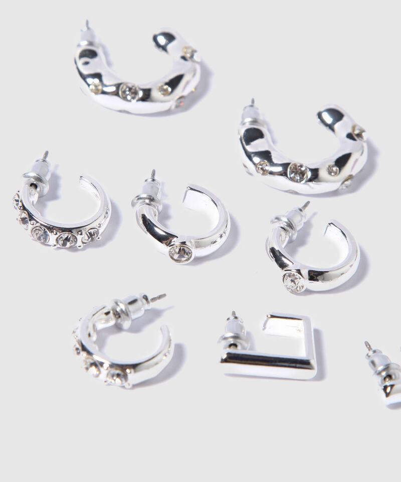 Aretes Set X4 Pares De Aretes