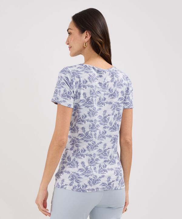Camiseta manga corta estampada