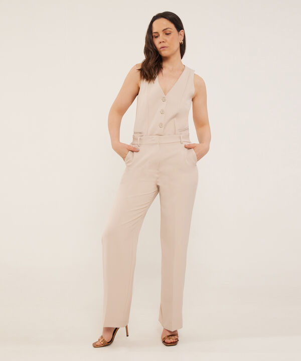 Pantalón Casual Tiro Alto