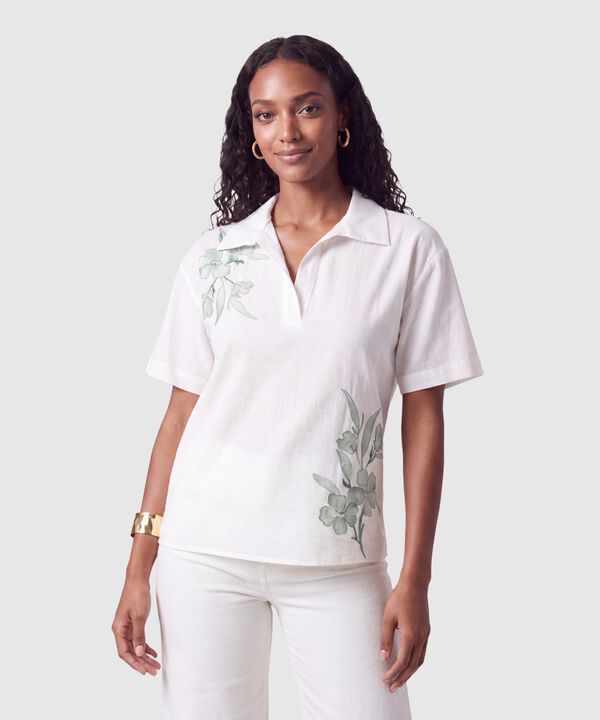 Camisa Con Estampado Para Mujer image number null