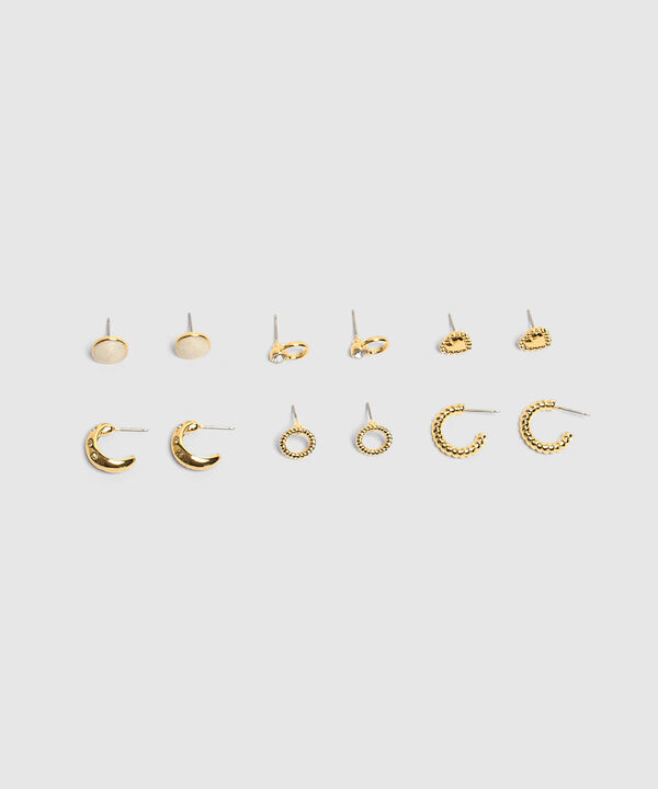 Set X6 Aretes Variados Mujer
