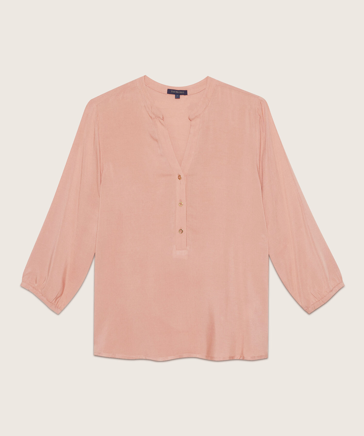 Blusa Manga 3/4 Unicolor
