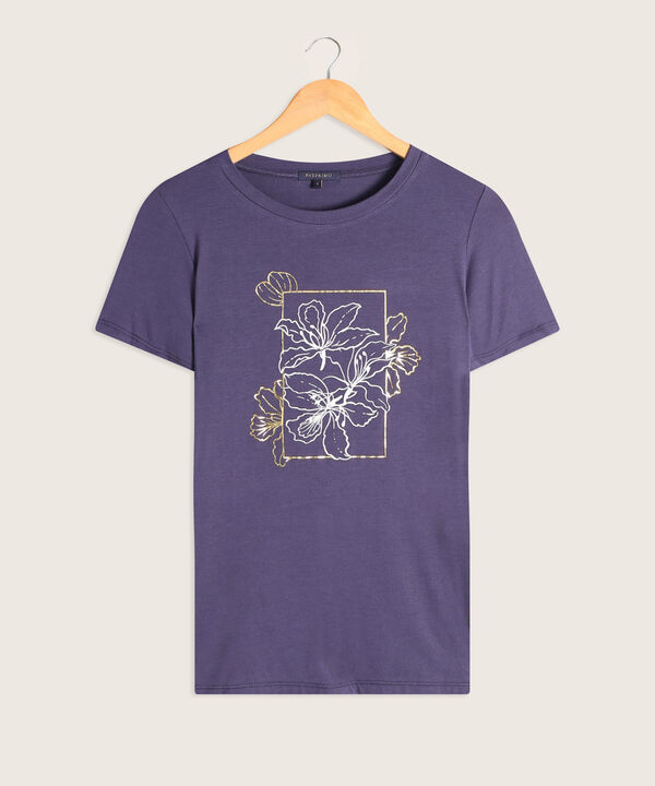 Camiseta Manga Corta Con Screen En Frente