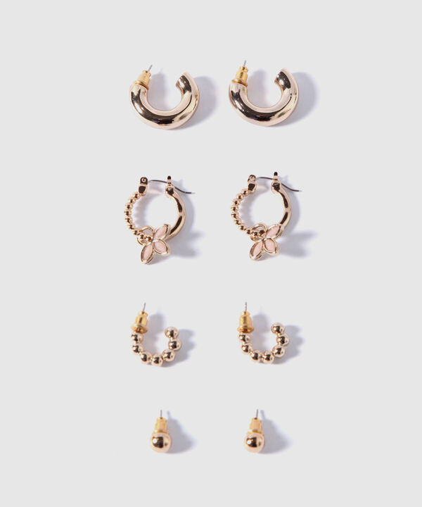 Aretes Set X4 Pares De Aretes image number null