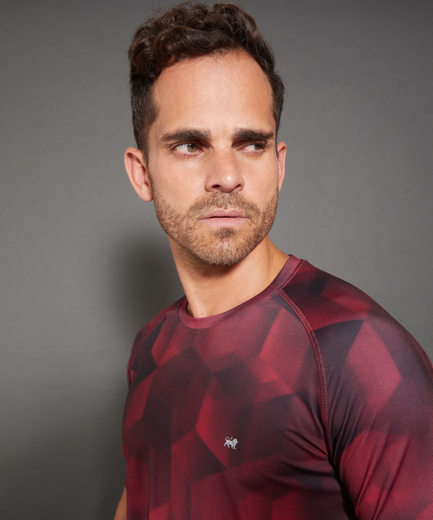 Camiseta Manga Ranglan Corta Sublimada Con Degrade, Sport L&iacute;neas Patprimo