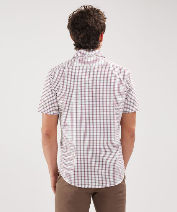 Camisa Manga Corta  Preteñida Slim Fit