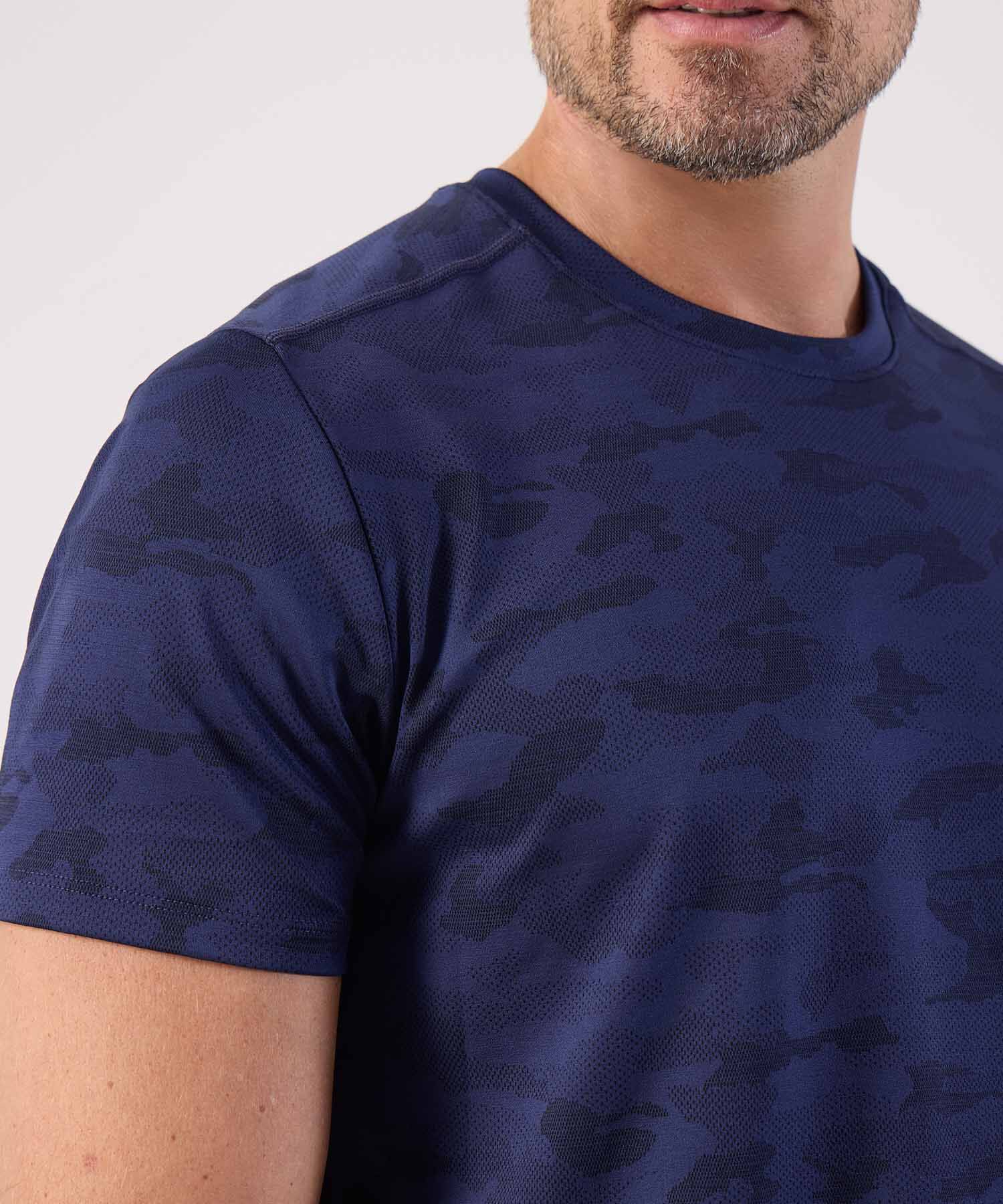 Camiseta Manga Corta Unicolor Texturizada