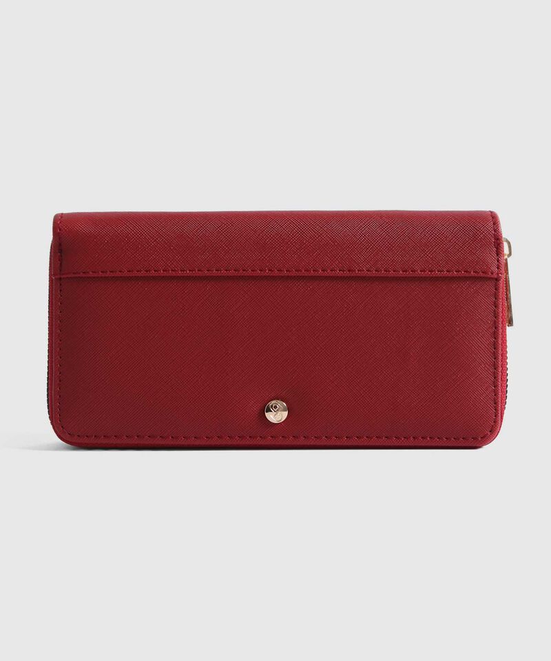 Billetera Rectangular en Efecto Cuero
