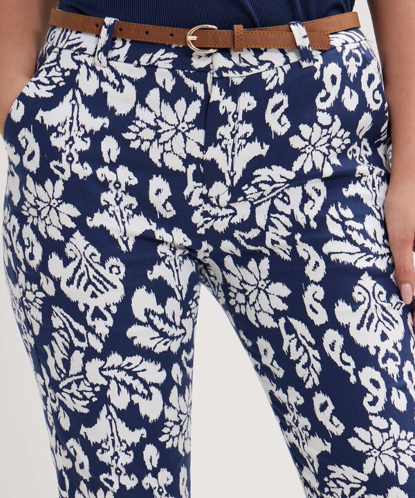 Pantalón Chino Estampado