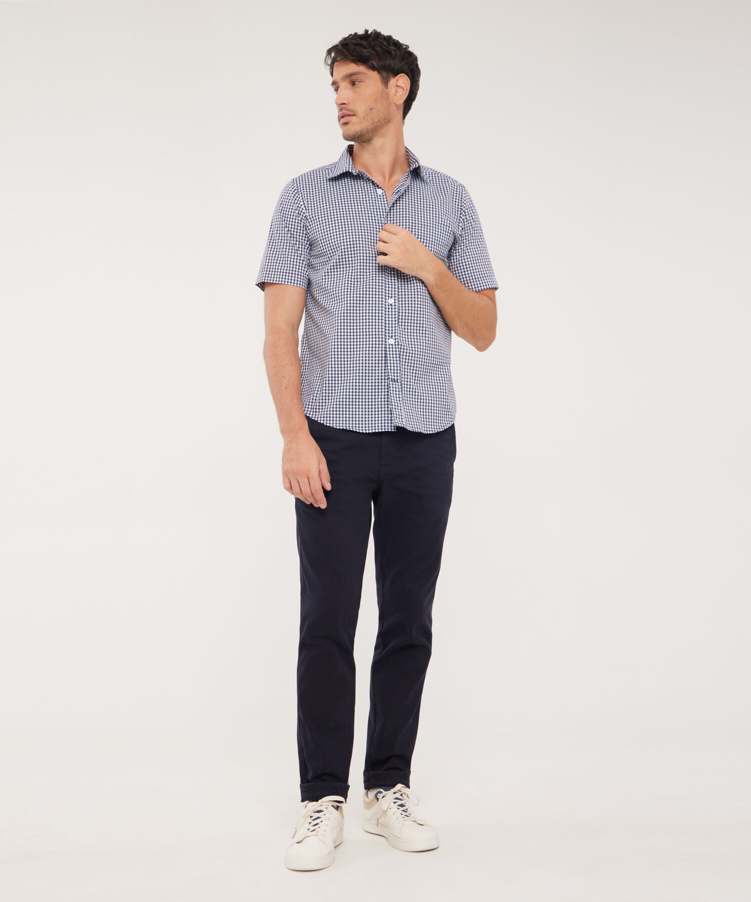Camisa Manga Corta Cuello Formal