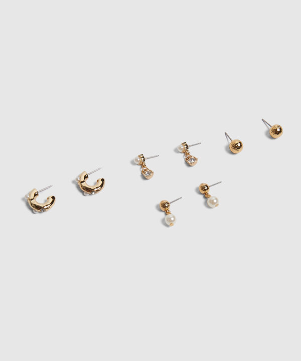 Set x 4 Aretes con perlas image number null