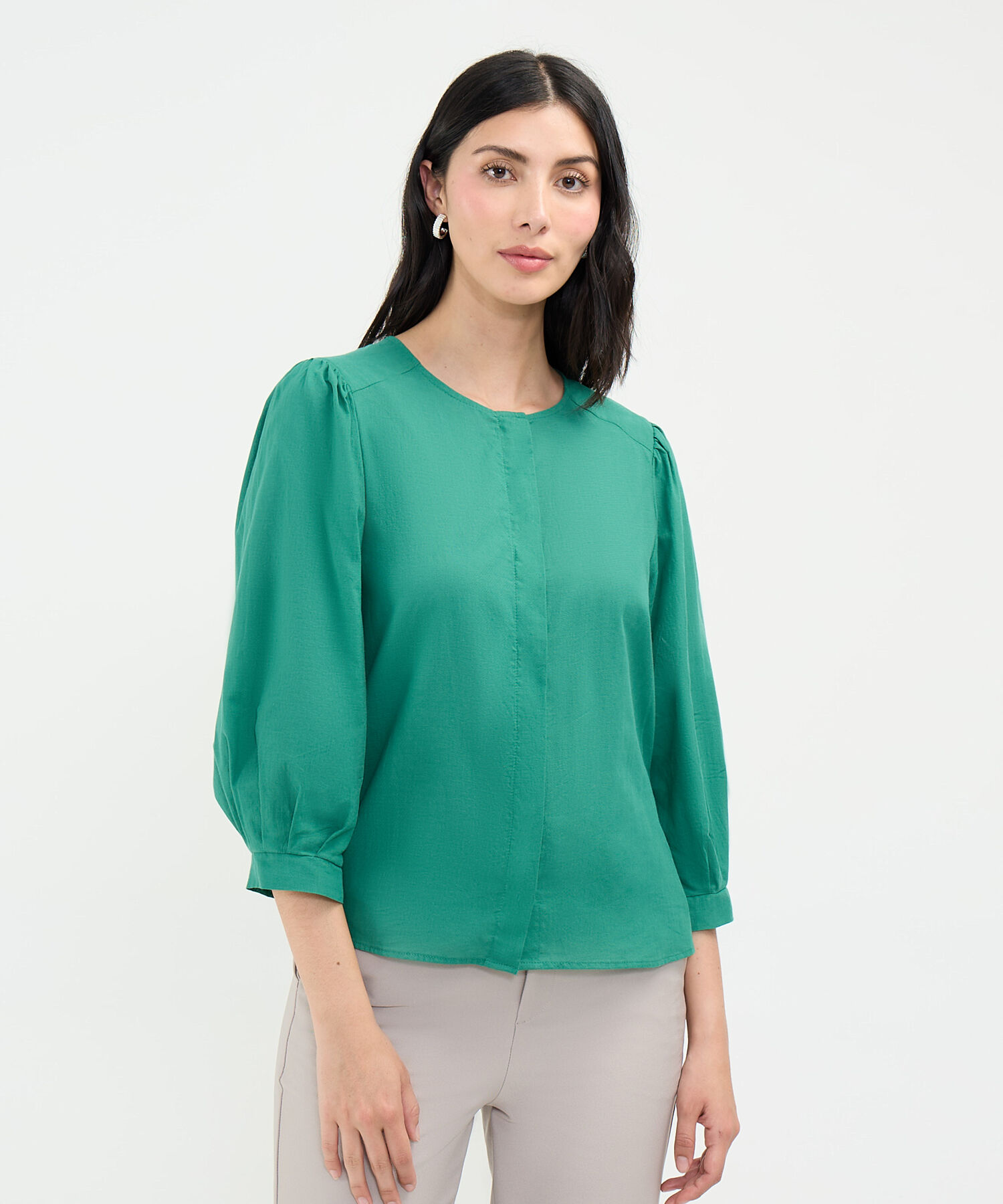 Blusa en Efecto Rústico