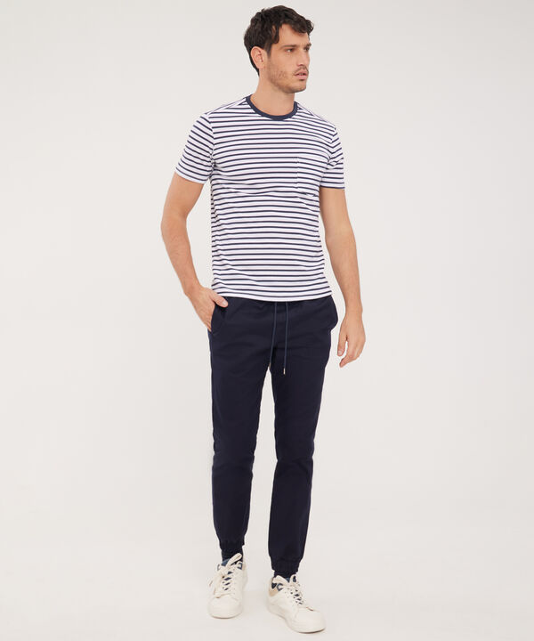 Camiseta Cuello Redondo Multirayas