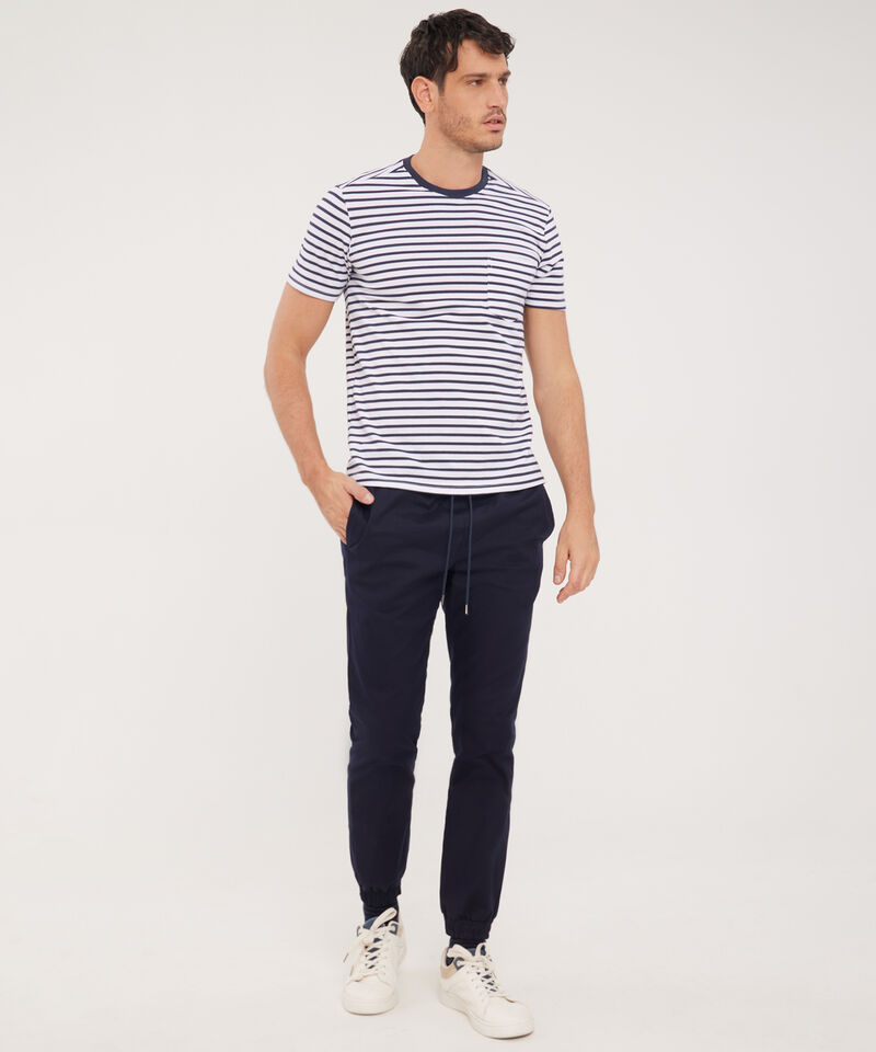 Camiseta Cuello Redondo Multirayas