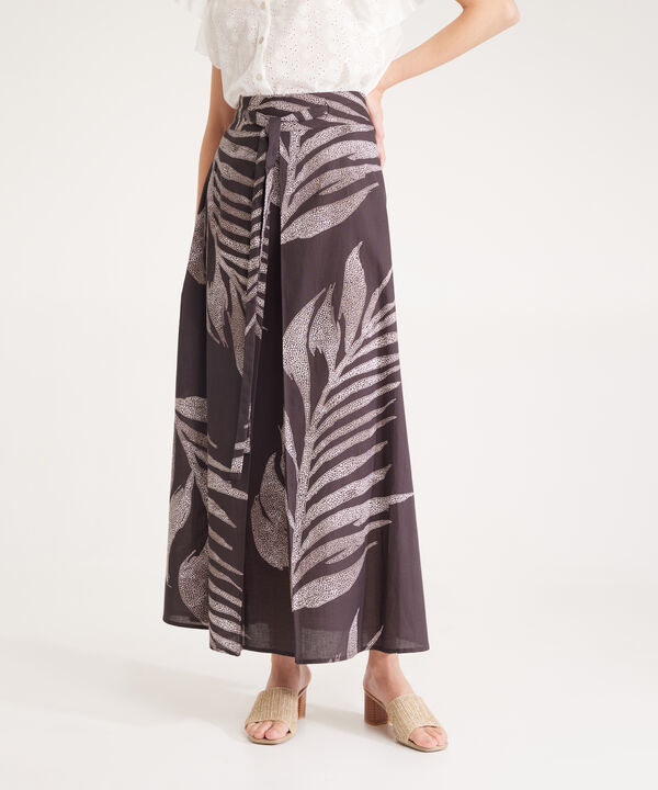 Falda Estampada Maxi