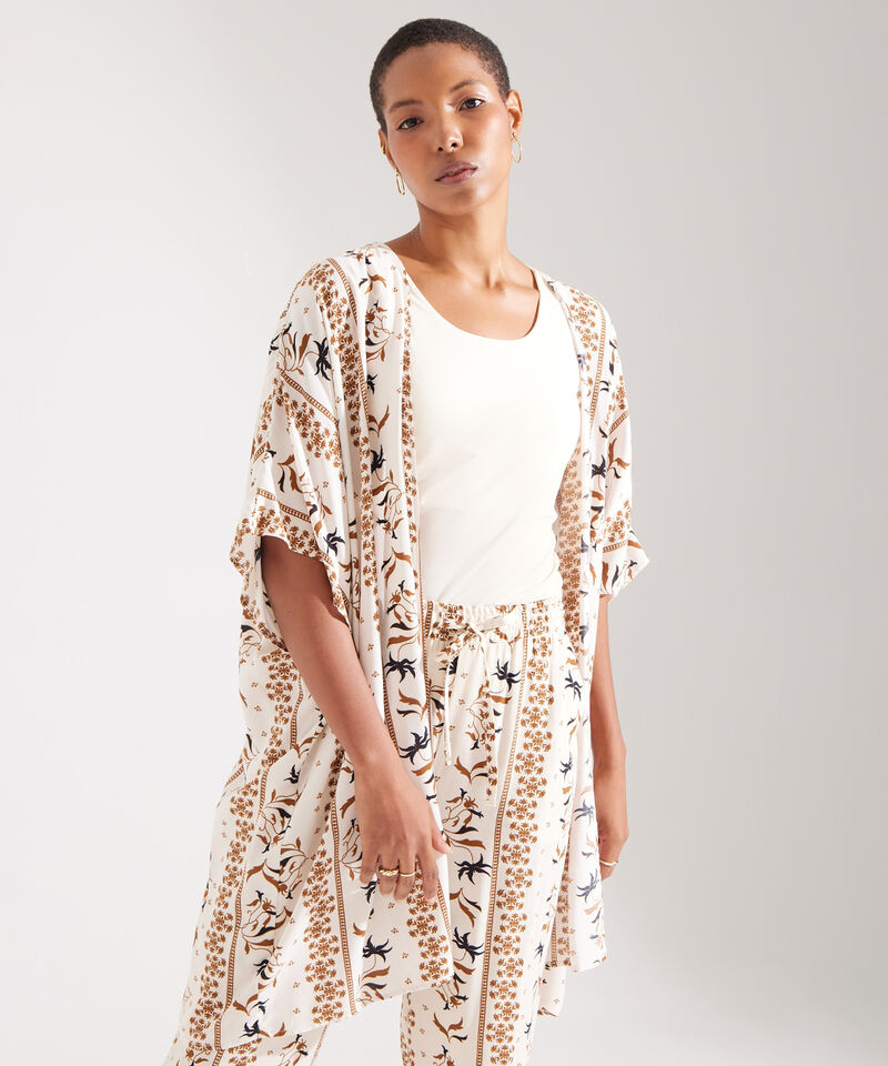 Kimono Abierto Estampado