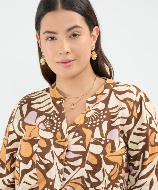 Blusa Estampado Botánico image number null