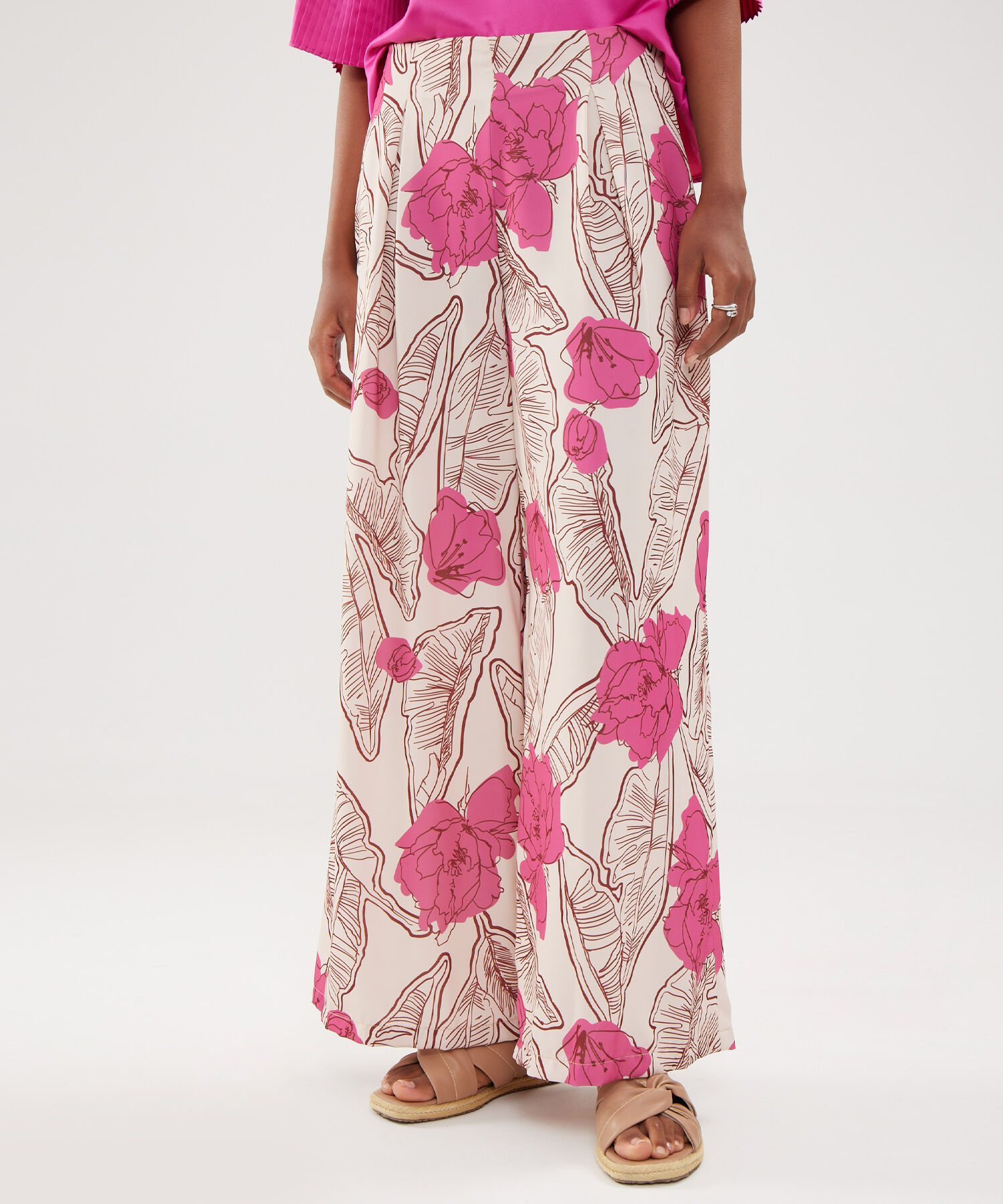 Pantalon Estampado Fluido