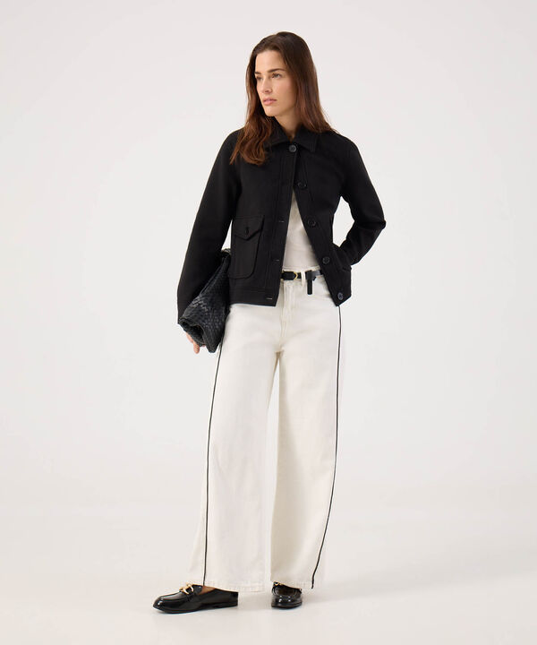 Jeans Wide Leg Tono Claro image number null