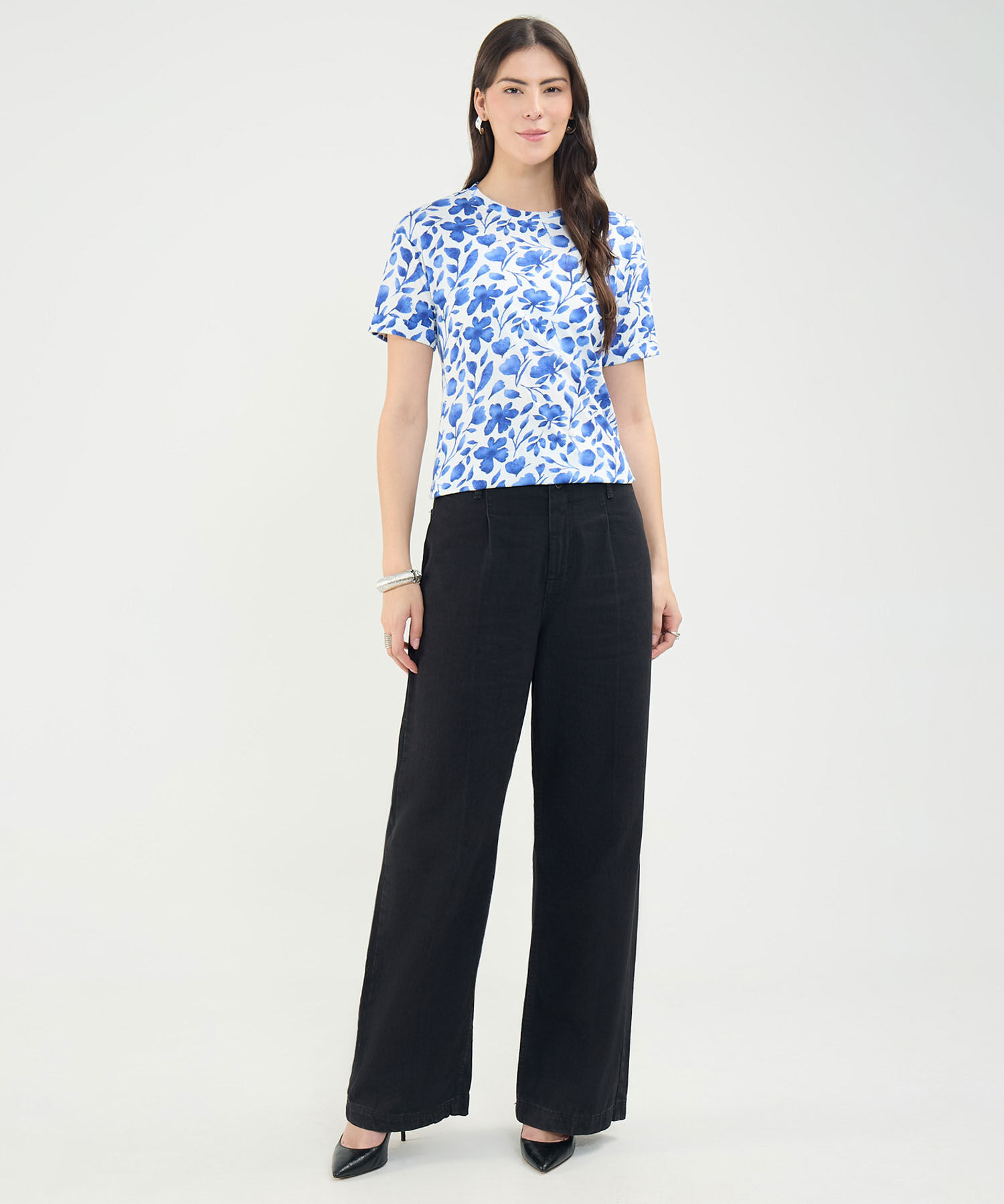 Camiseta Estampado Floral