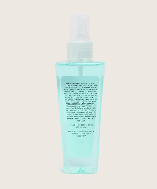 Perfumería Splash Corporal 180 Ml