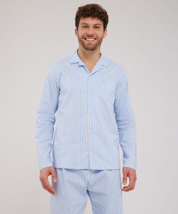 Pijama 2 Piezas, Camisa Resort Manga Larga