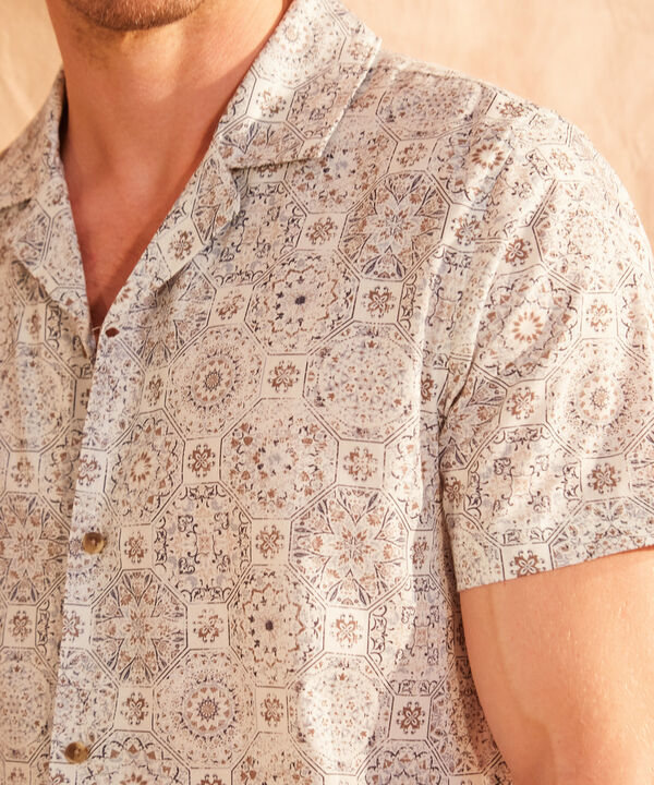 Camisa Manga Corta Estampado image number null