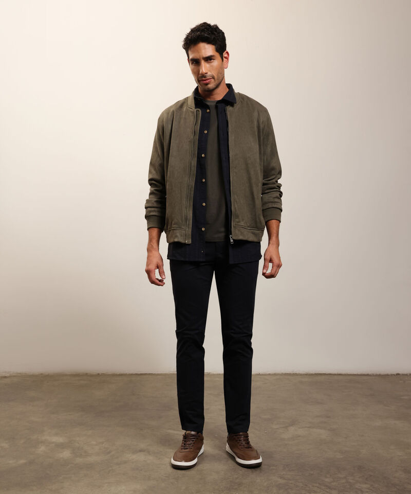 Camisa de Manga Corta Texturizada para Hombre