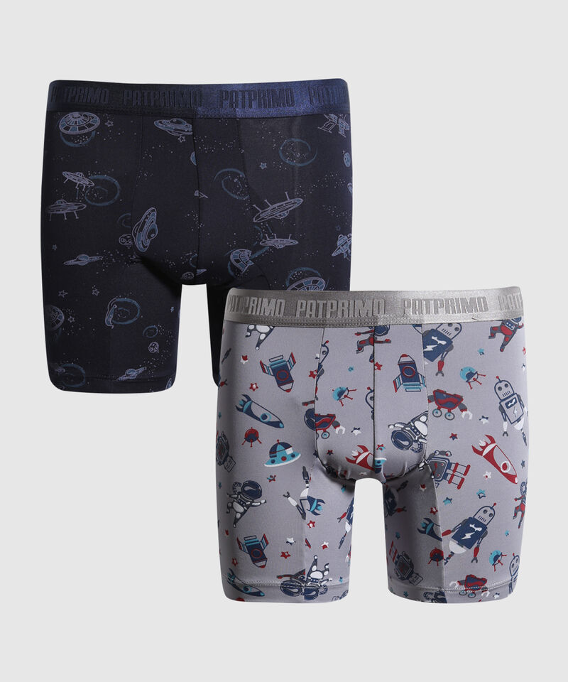 Pantaloncillo Pack X2 Boxer En Malla 