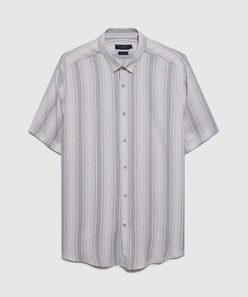 Camisa Manga Corta Estampada En Viscosa